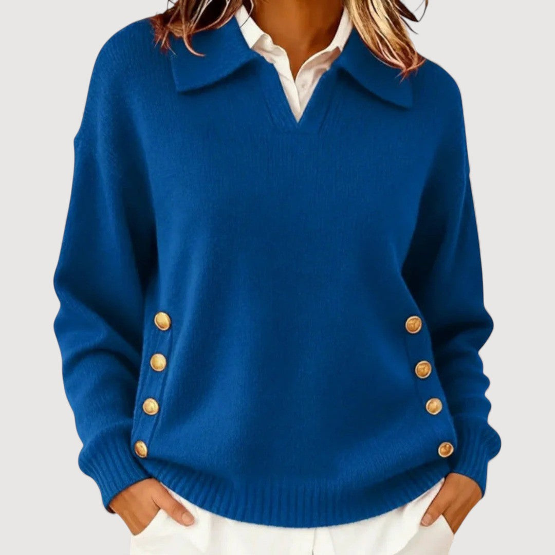 AIRA – BUTTON DETAIL JUMPER