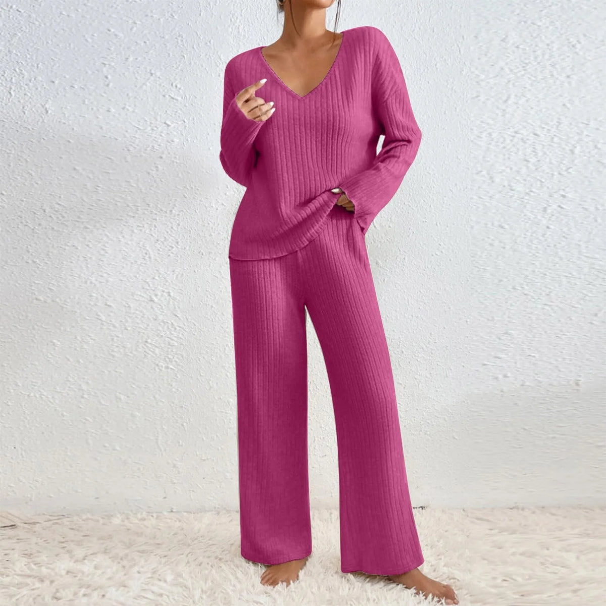 Frances | Merino Wool Knitted 2-piece set