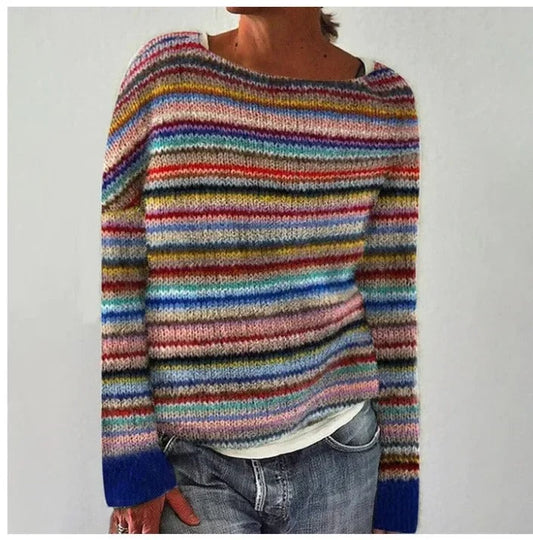 Sandra | Cashmere Printed Chic Jumper